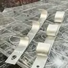 Gancho de cable soldado de hierro plano galvanizado, directo de fábrica, dispositivo de suspensión de cable de gancho de minería de 80 mm