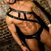 Popular cinturón de cuero para hombre YSF transfronterizo, correas de sujeción corporales para hombros, bondage, sujeción de cuero estilo SM oscuro
