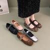 Zapatos Mary Jane Suaves Estilo Hada Francesa para Mujer, Nuevos Primavera 2026 Planos Retro Zapatos de Ballet