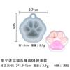 Oso Violento semi-tridimensional oso pegamento de cristal silicona molde DIY joyería oso oso grande oso violento adornos