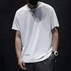 [Entrega Rápida] Camiseta de Seda Gelada de Verão Masculina Gola Redonda Secagem Rápida Roupa Manga Curta Respirável Tamanho Plus Top Masculino Esportivo Solto