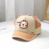Nueva Gorra de Béisbol Coreana para Niños, Linda Gorra de Dibujos Animados de León Pequeño, Sombrero de Sol para Bebé Primavera y Verano 2025