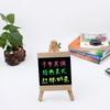 Suporte de mesa criativo sem bordas tripé infantil pequena prancheta quadro de mensagens quadro de menu loja de chá com leite Mini lousa pequena