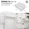 Plato Esmaltado Belleza Pobre Estante de Almacenamiento Magnético Estante Magnético Esmaltado Caja de Almacenamiento Magnético para Pizarra Esmaltada Estante Magnético de Almacenamiento para Refrigerador Estilo Japonés
