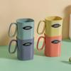 Vaso para enjuague bucal doméstico Vaso para cepillos de dientes para parejas Vaso para cepillado Vaso creativo simple Vaso para enjuague bucal Vaso para lavado de viaje Engrosado