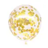 Exportación Transfronteriza Globos de Lentejuelas de 12 pulgadas Globos Transparentes con Confeti Globos de Papel de Aluminio Coloridos Lentejuelas 2.8g Globos