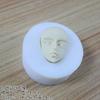 Molde facial de silicona para cara real, molde facial de silicona para bollo al vapor, molde facial de silicona versión Q, molde facial de silicona para pan al vapor de arcilla