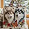 2026 Nova Série de Filhotes Transfronteiriça Estampa Digital Bolsa Tote Acolchoada de Ombro Fashion