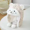 Nuevo sombrero Lei Feng para niños con protección para los oídos, sombrero cálido de estilo coreano con dibujos animados de dinosaurios lindos para invierno, producto transfronterizo para niños