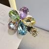 Tocado con clip, moda de Corea del Sur, diamantes de imitación, dulce, tamaño pequeño, flequillo, horquilla lateral, accesorios para el cabello, clip superior para niña, clip de prensa