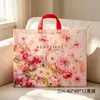 Conjunto de quatro peças de sacola de embalagem de tecido não tecido da moda, colcha de verão, colcha de ar condicionado, bolsa tote, bolsa organizadora de roupas, bolsa de presente à prova d'água