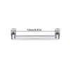 Aleación de Titanio F136 Base de Clavo Empotrado en Ángulo Recto Titanio G23 Implante Subcutáneo Cuerpo de Clavo de Clavícula Joyería para Piercings Accesorios