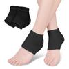 Calcetines protectores de talón de media caña calcetines anti grietas para pies para hombres y mujeres protectores de talón de goma suave