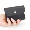 Monedero pequeño de piel auténtica para mujer, nuevo, portátil, de bolsillo, pequeño, tarjetero, llavero, monedero
