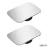 Espejo retrovisor de coche espejo redondo pequeño borde de cristal sin marco HD arco largo ajustable espejo auxiliar de marcha atrás espejo de gran angular para punto ciego