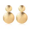 Pendientes de bola de moda de venta caliente TEMU y SHEIN para mujer, diseño texturizado de nicho, pendientes exagerados, venta al por mayor desde el fabricante