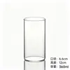 Taza de Vidrio de Borosilicato Alto, Resistente al Frío y al Calor, Taza de Vidrio Doméstica Simple y Minimalista, Taza Recta Ultradelgada, Taza Colin, Taza para Jugos