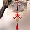 Decorações Penduradas de Ano Novo 2026 Placas de Madeira com as Palavras "Fortuna" e "Primavera" Arranjos Decorativos Plantas Verdes Bonsai Penduricalhos Atmosféricos Lanternas do Ano do Cavalo Festival da Primavera