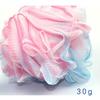Directo de fábrica bola de baño tricolor suave para frotar flor de baño suministros de baño toalla para frotar 30g