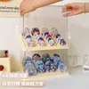 Soporte de Exhibición Transparente Acrílico para Insignias, Caja de Exhibición Sellada y a Prueba de Humedad, a Prueba de Polvo para Merchandising de Anime