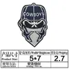 Yaxiu Nuevo Parche Bordado NFL Parche de Tela Deportiva Máscara de Fútbol Americano Parche Bordado para Ropa Bolsa Parche Parche