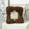 Manta gruesa de otoño e invierno de doble cara de terciopelo, manta de regalo, manta para niños, cubre manta, pedido original de comercio exterior, manta de felpa PVcashmere al por mayor