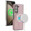 Funda de Teléfono Móvil con Carga Inalámbrica Adecuada para Samsung Z Fold7 Succión Magnética 70% de Descuento Cartera para Tarjetas Interior de Cuero con Acolchado 6 Cubierta Protectora