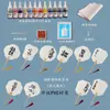 Traje de leque laqueado laque especial para leque redondo saco de material DIY pintura de grafite para jardim de infância brinquedos educativos feitos à mão para crianças