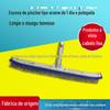 Fornecimento de Suprimentos para Limpeza de Piscina Cabo de Alumínio de 18 polegadas Escova de Aço Inoxidável com Base de Alumínio para Piscina