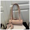 2025 Nueva Moda Bolso de Axila Bolso de Mujer Senmeng Verano de Moda Bolso Almohada Bolso de Cilindro para Mano con Lazo para Niña