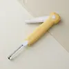 Navaja Plegable para Fruta Dos en Uno Portátil para el Hogar Acero Inoxidable Multifuncional Pelador Cuchillo Afilado para Frutas y Melones