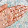 Nuevo estilo en vivo transfronterizo hielo a través de color mixto joyería de uñas resina estéreo venta al por mayor usar parche de uñas