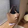 Bolso de Moda Europeo Transfronterizo Otoño/Invierno 2026 Nuevo Estilo Coreano Elegante Bolso para Mujer Gran Capacidad Casual Bolso Tote de un Solo Hombro
