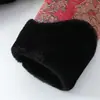 Ropa Nueva de Invierno con Forro Polar para Calidez, Chaqueta Holgada con Empalme de Cuello de Piel, Abrigo de Algodón de Longitud Media para Mujeres de Mediana Edad y Mayores