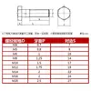 Tornillos Externos Hexagonales Galvanizados al por Mayor Pernos Externos Hexagonales Norma Nacional Pernos de Cabeza Hexagonal Tornillos Extendidos Gb30 M6-M24