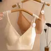 Base de Maquillaje Líquida Sin Costuras Ropa Interior para Mujer Taza Moldeada Delgada Taza de Pata de Gato Estilo Chaleco Sin Varillas Reafirmante Espalda Hermosa Todas las Estaciones Universal