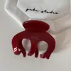 Serie de Color Caramelo Retro Pinza de Alto Nivel Versátil Etiqueta Dorada Acetato Pinza de Tiburón para el Cabello Accesorios para el Cabello Nuevo Estilo para Mujeres