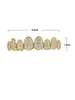 Aparelho Dental Popular Europeu e Americano de Hip Hop Irregular com Zircônia Total para Dentes Superiores e Inferiores, Venda Quente Transfronteiriça, Dropshipping Disponível