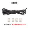 Cordón elástico con patrón de hebilla japonesa, cordón plano elástico sin atar, hebilla para cordones, accesorios para zapatos, hebilla para cordones perezosos