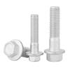 Grado 10.9 Dacromet Rosca Fina Hexagonal Exterior con Brida Cabeza Hexagonal con Arandela Tornillo M10M12M14M16M20