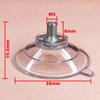 Fábrica de Origem ventosa com parafuso 38mm transfronteiriça PVC transparente com porca de parafuso ventosa furadora ventosa sem prego