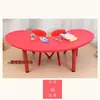 Mesa de Hierro con Pie de Luna Mesa y Silla Infantil para Jardín de Infancia. Mesa y Silla de Plástico. Mesa de Estudio Mesa de Juguetes para Niños Mesa Curva