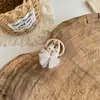 Corea del Sur Nuevo Pasador de Pelo Bordado de Conejo de Dibujos Animados Cachorro Encaje Anillo para el Cabello Infantil con Perlas Todo Fósforo Accesorios para el Cabello Infantiles Pasador