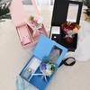 Nova Caixa de Presente Bouquet de Aromaterapia para o Dia dos Namorados com Janela Transparente Caixa de Presente Lembrança de Casamento Caixa de Presente de Aniversário Atacado