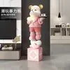 Alemão 2026 Novo Modelo Fabricante Urso Violento Enfeites de Sala de Estar Grandes de Chão Acessórios Domésticos Sofá Gabinete de TV Chá