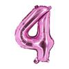 Pequeño Número 16 pulgadas Versión EE. UU. Delgado Decorativo Fiesta de Cumpleaños Comercio Exterior Globo de Papel de Aluminio Globos de Número al por Mayor