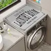 Alfombrilla para Lavadora Americana Transfronteriza Tela Tecnológica Alfombrilla de Polvo para Lavandería Cubierta para Refrigerador Microondas Horno Tela Absorbente Secado Rápido Alfombrilla de Piso