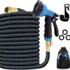 Mangueira de Jardim Retrátil para Rega com Suporte Venda Quente Amazon Mangueira Conjunto de Pistola de Água Multifuncional para Lavagem de Carro