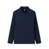 Sudadera básica de otoño e invierno versátil de alta elasticidad cómoda con media cremallera, bolsillo sellado, para exteriores, estilo casual de moda, camisa base