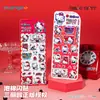 Guangbo Papelaria Adesivos de Espuma com Glitter Originais Sanrio Hello Kitty para Decoração de Cenas DIY Infantil Adesivos Laser KT